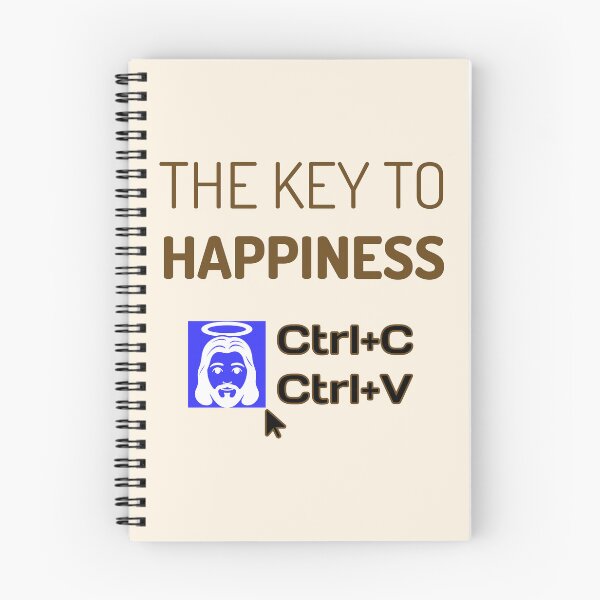 Item preview, The Key to Happiness is to Copy Jesus Christ designed and sold by saintsnscholars.