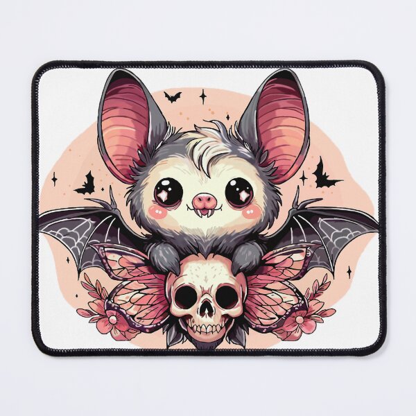 Item preview, Halloween Bat with Deathmoth designed and sold by cozycottagePNW.