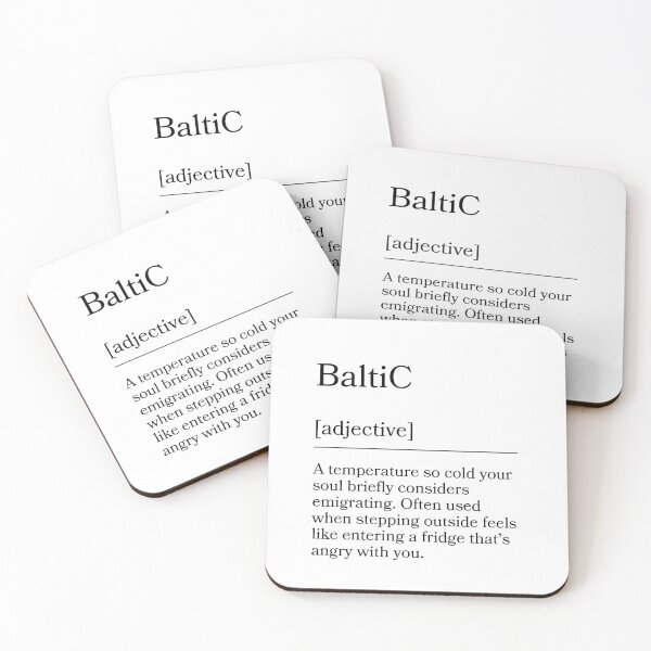 Item preview, Proper Baltic – British Winter Humour designed and sold by britwits designs.