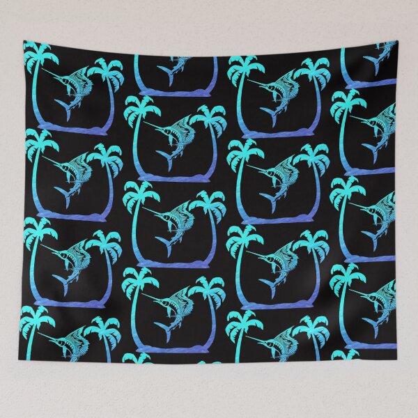Item preview, Sailfish and Palmtree Blues designed and sold by jenncapo.