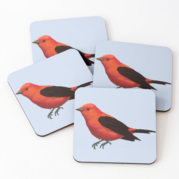 Item preview, Scarlet Tanager designed and sold by blueberry-dino.