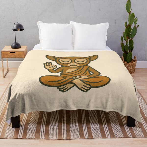 Item preview, Cute Zen Animal Meditation Buddha Art: Tarsier designed and sold by PinUpPizzazz.