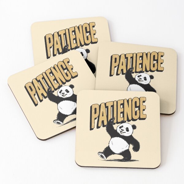Item preview, Retro Style Patient Panda Vintage Design designed and sold by wingstar.