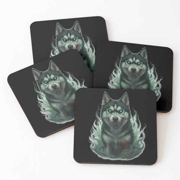 Item preview, Ghostfang Husky – The Spirit of the Arctic designed and sold by Inkmatic Studio.