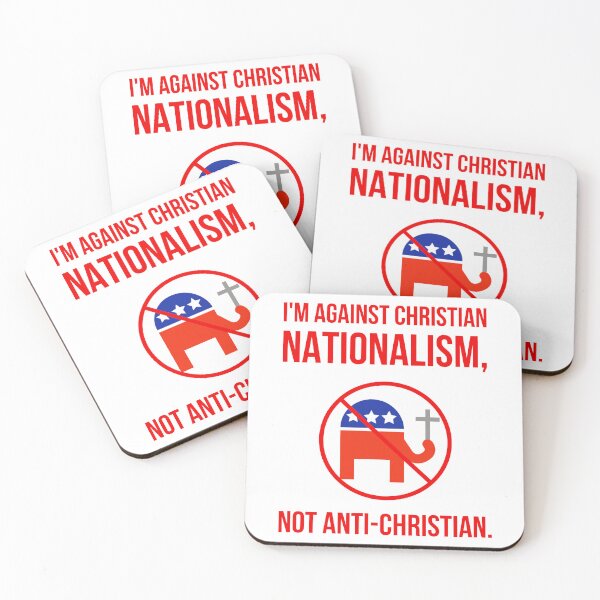 Item preview, I’m against Christian nationalism, not anti-Christian.  designed and sold by Rachel the Artist .