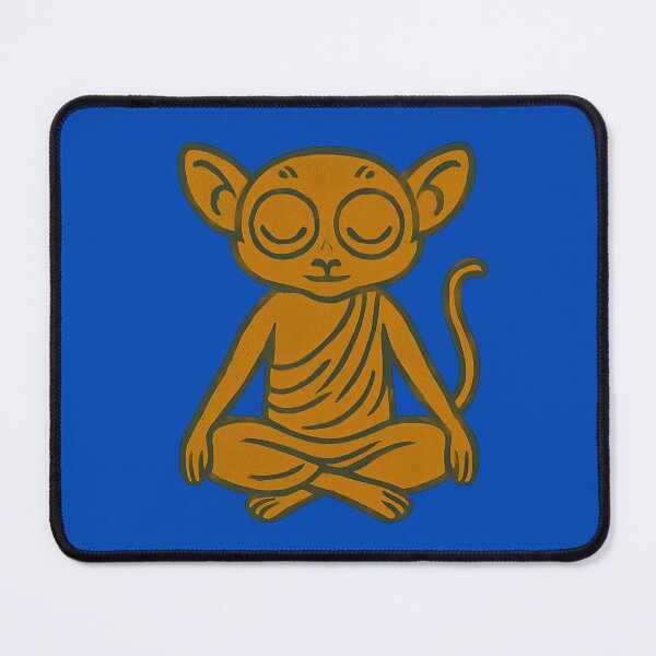 Item preview, Cute Zen Animal Meditation Buddha Art: Tarsier designed and sold by PinUpPizzazz.