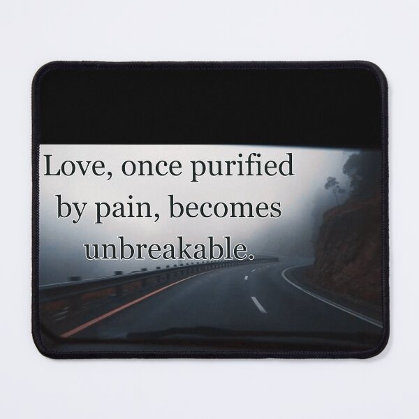 Item preview, Love, once purified by pain, becomes unbreakable. designed and sold by vagar.