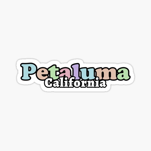 Aperçu de l'œuvre Petaluma, Californie créée et vendue par BeautifulHues.
