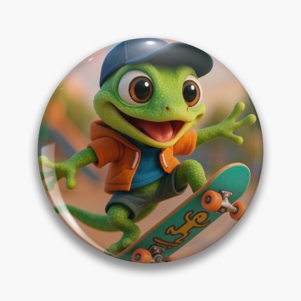 Item preview, Skater Anole Lizard designed and sold by Sillytoe.