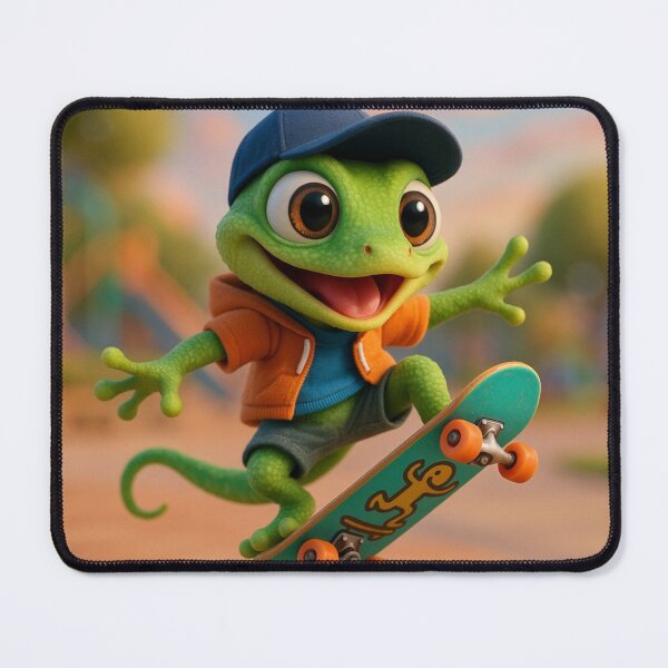 Item preview, Skater Anole Lizard designed and sold by Sillytoe.