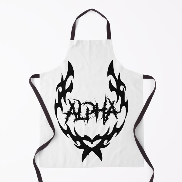Item preview, ALPHA Tribal Metal Logo | Streetwear Gym  Metal Aesthetic Design - Black Design designed and sold by Gary-Shop.