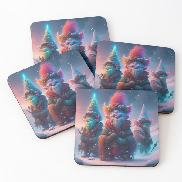 Item preview, christmas gnomes fantasy designed and sold by Meandmyshop.