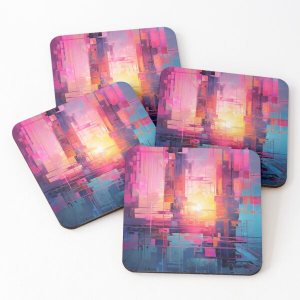 Item preview, Sunset Patchwork in the City designed and sold by JeniSeny.