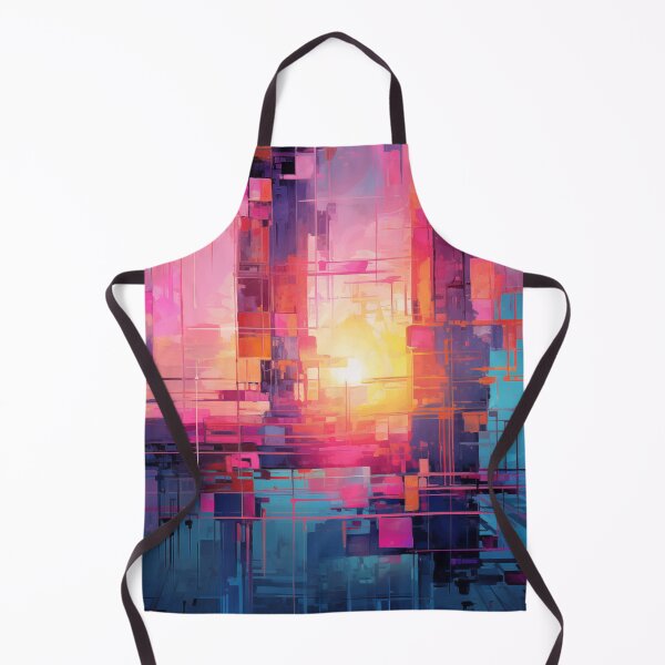 Item preview, Sunset Patchwork in the City designed and sold by JeniSeny.