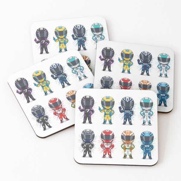 Item preview, Mini Racer Squad | Dynamic Helmet Driver Collection T-Shirt designed and sold by nhstaruna.
