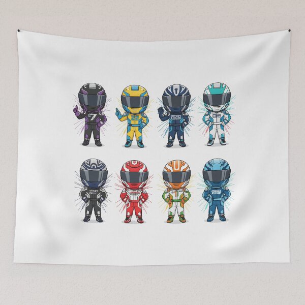 Item preview, Mini Racer Squad | Dynamic Helmet Driver Collection T-Shirt designed and sold by nhstaruna.