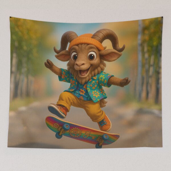 Item preview, Skater Aoudad Sheep designed and sold by Sillytoe.