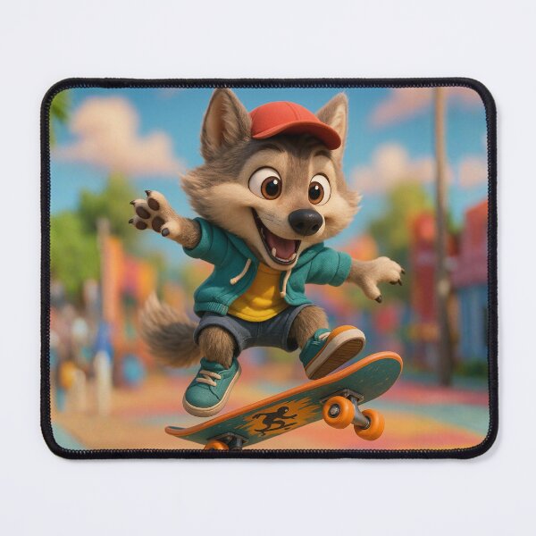 Item preview, Skater Apennine Wolf designed and sold by Sillytoe.