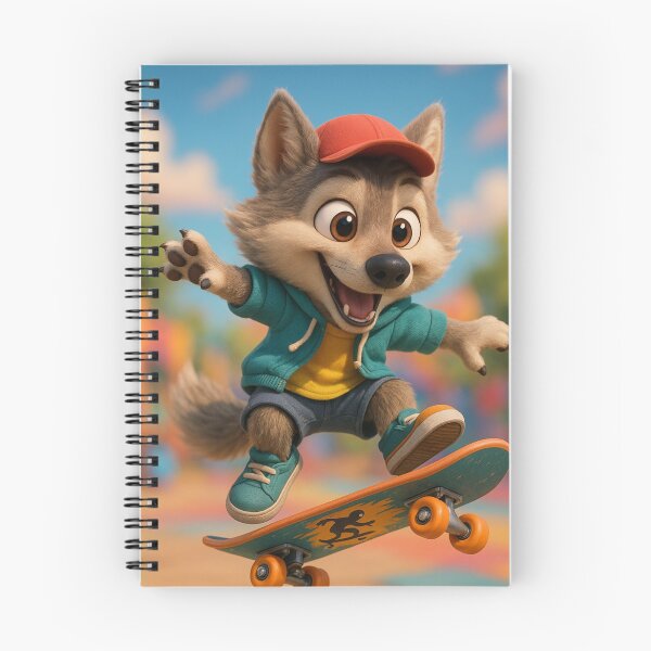 Item preview, Skater Apennine Wolf designed and sold by Sillytoe.