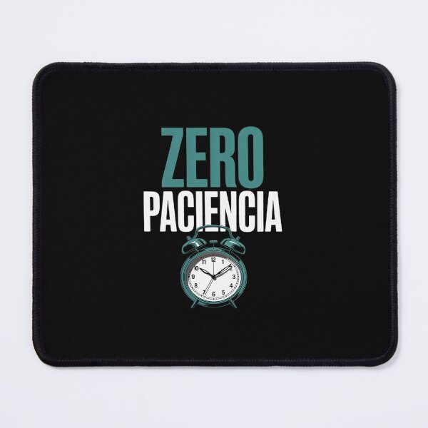 Item preview, ZERO PACIENCIA TEAL CLOCK GRAPHIC BOLD designed and sold by JonBarnes22.
