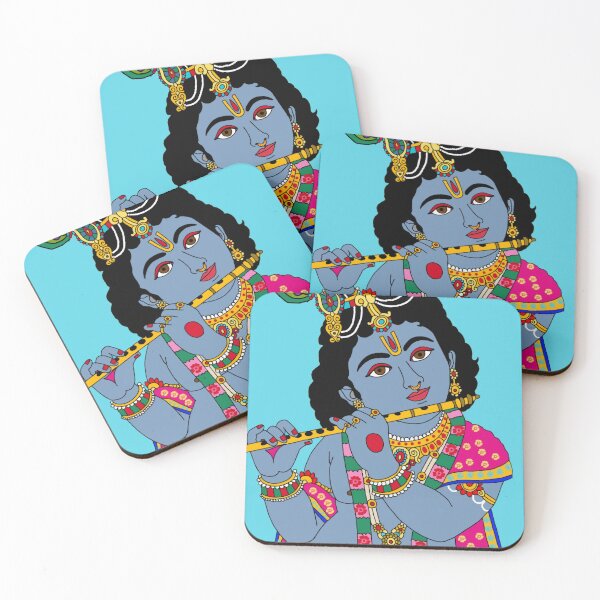 Item preview, Lord Krishna Divine Bliss Artwork designed and sold by Harshit_Digital_Arts.