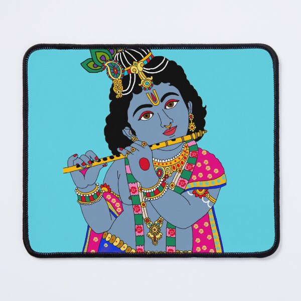 Item preview, Lord Krishna Divine Bliss Artwork designed and sold by Harshit_Digital_Arts.