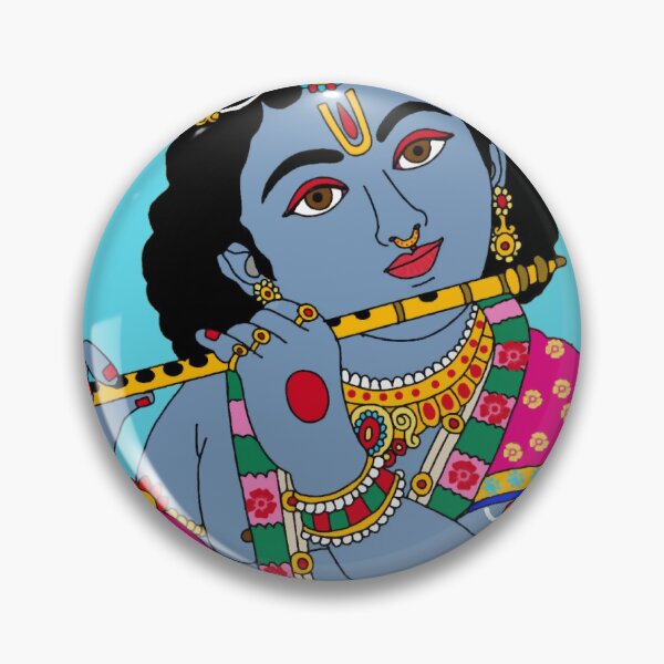 Item preview, Lord Krishna Divine Bliss Artwork designed and sold by Harshit_Digital_Arts.