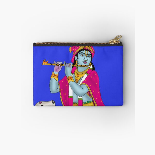 Item preview, Krishna with Calf – Divine Compassion Art designed and sold by Harshit_Digital_Arts.