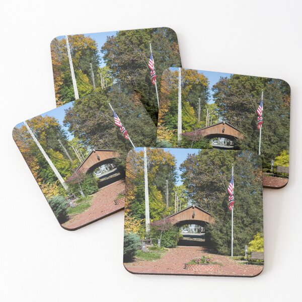 Item preview, Covered Bridge  designed and sold by lifeinpinkcrochet.
