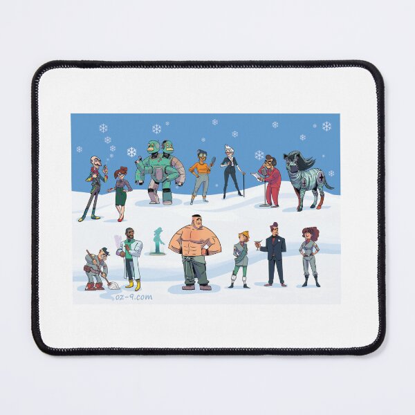 Item preview, Oz 9 podcast holiday card designed and sold by oz9olivia.