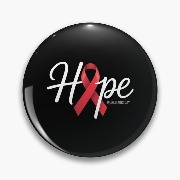 Item preview, Hope Red Ribbon World AIDS Day HIV Disease Awareness designed and sold by PunkNation-Arts.