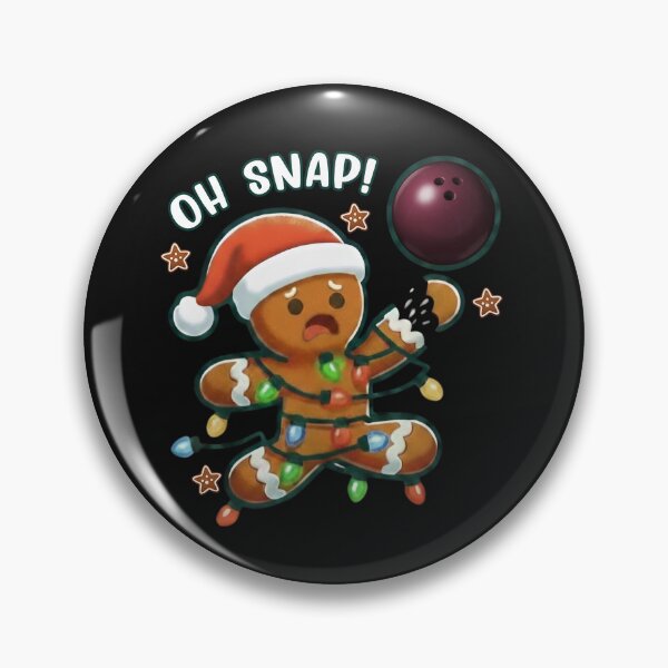 Item preview, Funny Christmas Gingerbread Bowling Shirt designed and sold by LashondaGreen89.