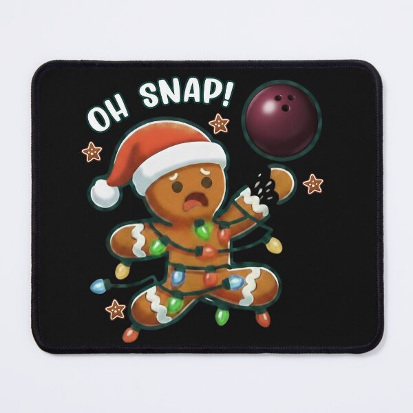 Item preview, Funny Christmas Gingerbread Bowling Shirt designed and sold by LashondaGreen89.
