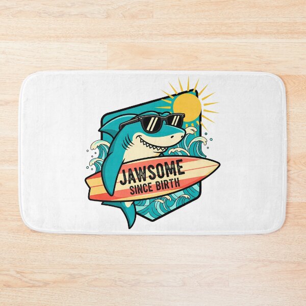 Item preview, Jawsome Since Birth Surfer Shark designed and sold by VividDripCo.