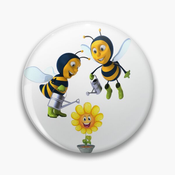 Item preview, Busy Bees make Happy Flowers - makes the world go around designed and sold by TeesandTops.