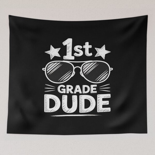 Item preview, 1st Grade Dude Back To School Funny First Grade student designed and sold by JonBarnes22.