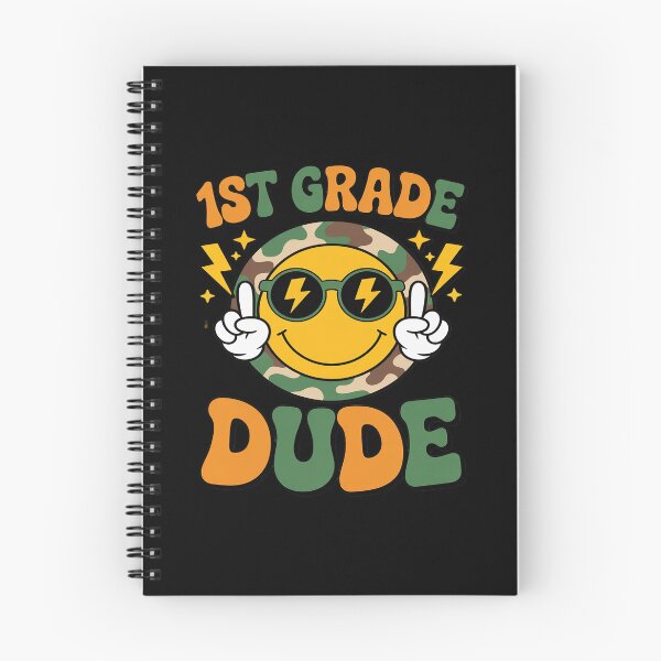 Item preview, 1st Grade Dude Boys Camo Smile Face Back To School designed and sold by JonBarnes22.