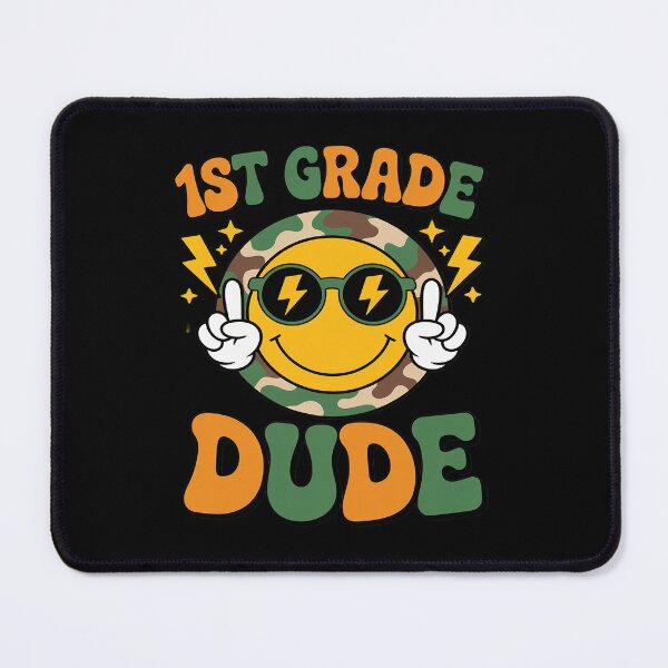 Item preview, 1st Grade Dude Boys Camo Smile Face Back To School designed and sold by JonBarnes22.