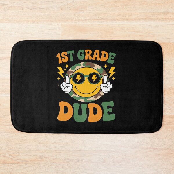 Item preview, 1st Grade Dude Boys Camo Smile Face Back To School designed and sold by JonBarnes22.