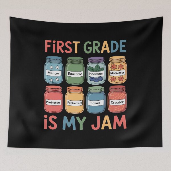 Item preview, 1st Grade Is My Jam Combo Class Students Kids Back To School designed and sold by JonBarnes22.