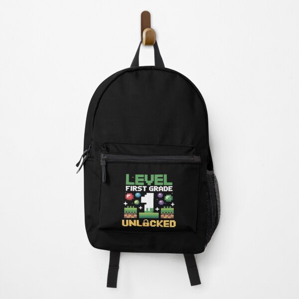 Item preview, 1st Grade Level Unlocked Back To School Video Game Pixel designed and sold by JonBarnes22.