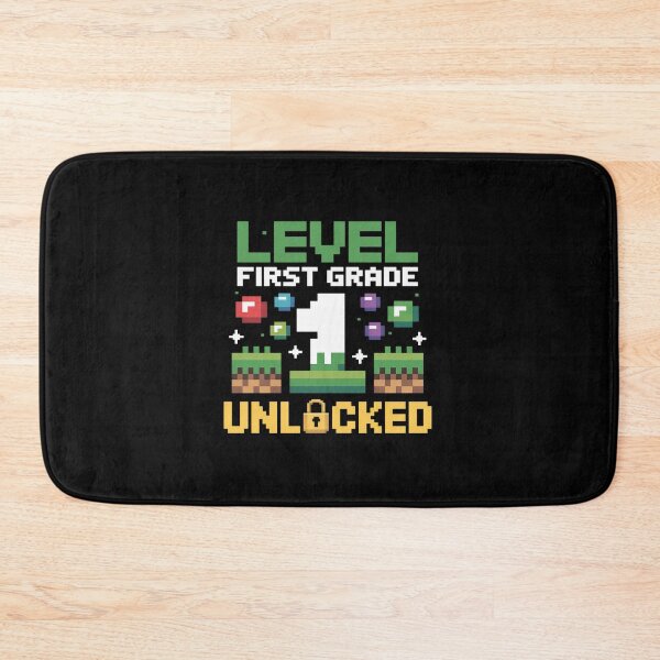 Item preview, 1st Grade Level Unlocked Back To School Video Game Pixel designed and sold by JonBarnes22.