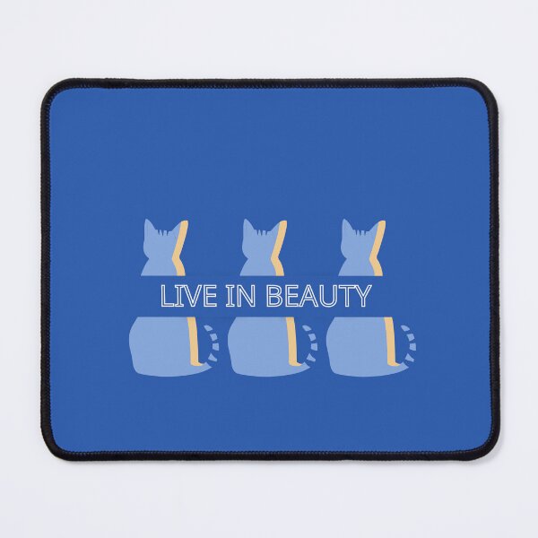 Item preview, Live in Beauty – Three Cats Back View designed and sold by BEAUTY EAST.