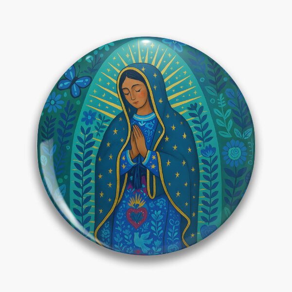 Item preview, Virgin of Guadalupe (Blue) designed and sold by Dragon Space.