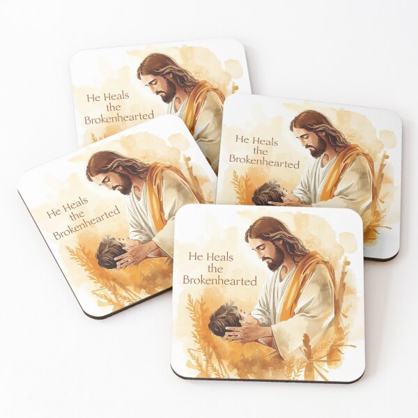 Item preview, He Heals the Brokenhearted designed and sold by Darcy'sArtfortheHeart.