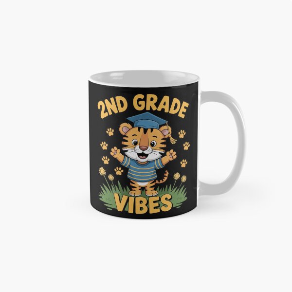 Item preview, 2nd-Grade Tiger Animal Back-to-School Second-Grader designed and sold by JulienAureo.