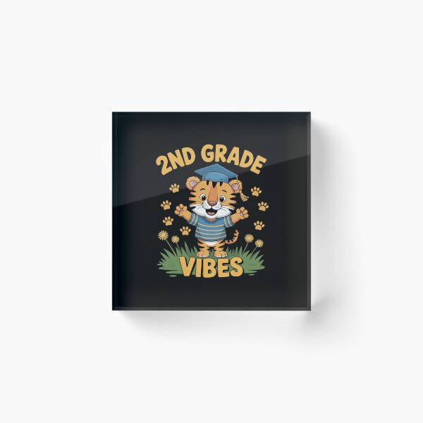Item preview, 2nd-Grade Tiger Animal Back-to-School Second-Grader designed and sold by JulienAureo.