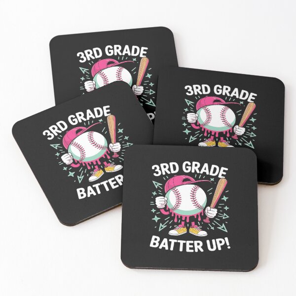 Item preview, 3rd Grade Batter Up Back To School Baseball Player designed and sold by JulienAureo.