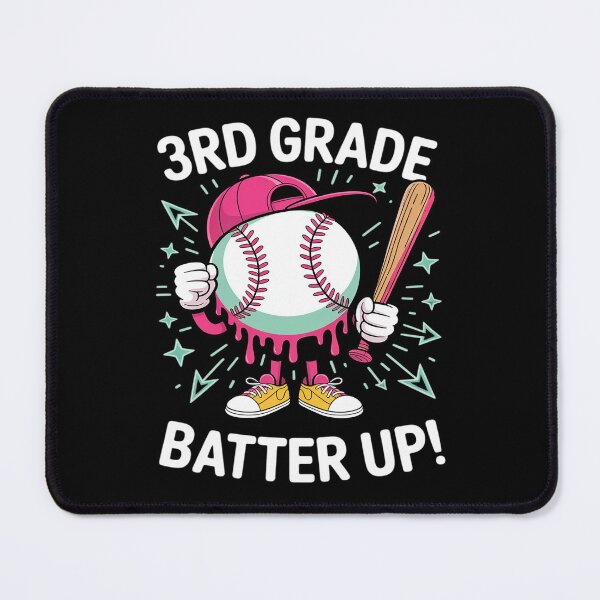 Item preview, 3rd Grade Batter Up Back To School Baseball Player designed and sold by JulienAureo.