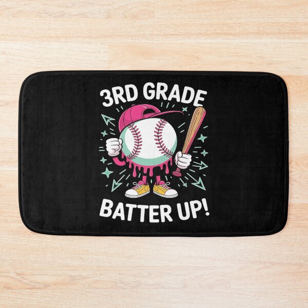 Item preview, 3rd Grade Batter Up Back To School Baseball Player designed and sold by JulienAureo.